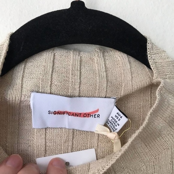 Significant Other Goldie Knit Tie Front Top - Picture 3 of 6